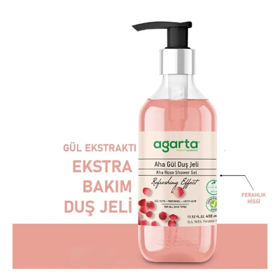 Agarta AHA Gül Duş Jeli 400 ml