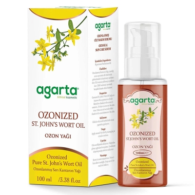 Agarta Ozonlanmış Saf Sarı Kantaron Yağı 100 ml