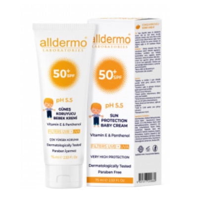 Alldermo pH 5.5 Güneş Koruyucu Krem Spf50+ 75 ml