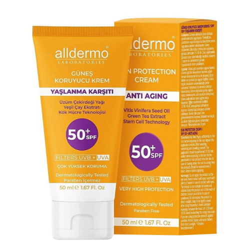 Alldermo Yaşlanma Karşıtı Güneş Koruyucu Krem Spf50+ 50 ml - 1