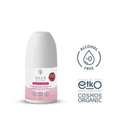 Alls Biocosmetics Organik Prebiyotik Roll on Deodorant 75 ml - Kadınlar İçin