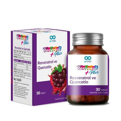 Armin Resverol Plus Resveratrol Ve Quercetin 30 Tablet