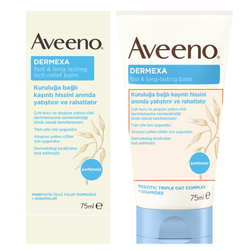 Aveeno Dermexa Itch Relief Balm 75 ml (Promosyon Ürünü) - 1