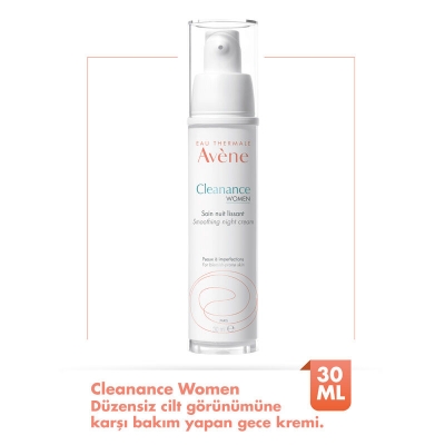 Avene Cleanance Woman Düzensiz Ciltler İçin Gece Bakım Kremi 30 ml