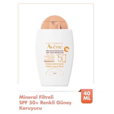 Avene Fluide Mineral Güneş Koruyucu Renkli Krem Spf50 40 ml