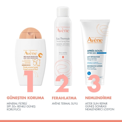 Avene Fluide Mineral Güneş Koruyucu Renkli Krem Spf50 40 ml