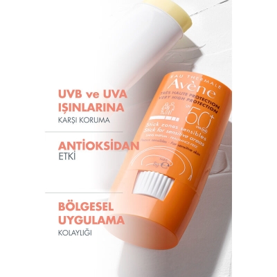 Avene Hassas Bölgeler İçin Güneş Koruyucu Stick Spf50 8 gr