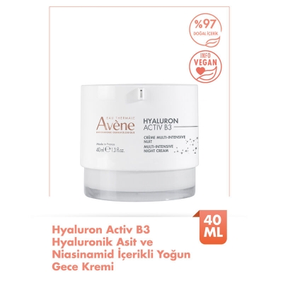 Avene Hyaluron Activ B3 Gece Kremi 40 ml