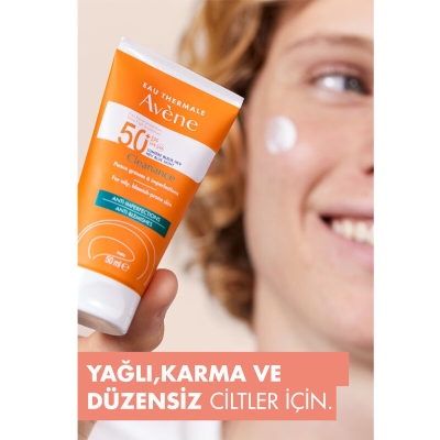 Avene Solaire Cleanance SPF 50+ Yağlı Ciltler için Güneş Koruyucu 50 ml