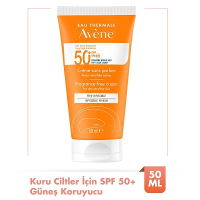 Avene Solaire SPF 50+ Kuru Ciltler İçin Güneş Kremi 50 ml