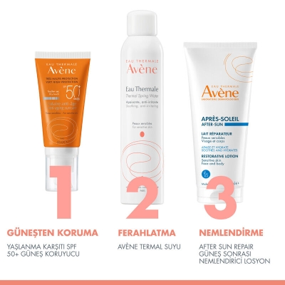 Avene Solaire SPF 50 Yaşlanma Karşıtı Güneş Kremi 50 ml