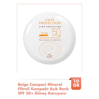 Avene SPF 50 Renkli Güneş Koruyucu Compact Krem Fondöten 10 gr