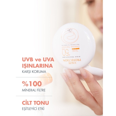 Avene SPF 50 Renkli Güneş Koruyucu Compact Krem Fondöten 10 gr