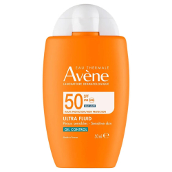 Avene Ultra Fluid Oil Control SPF50 Yağlı Ciltler İçin Çok Yüksek Korumalı Güneş Kremi 50 ml - 1