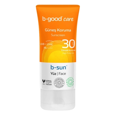 b-good b-sun SPF 30 Yüz Güneş Koruma 50 ml