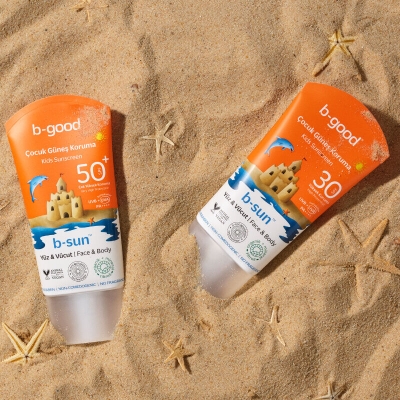 b-good b-sun SPF 50+ Çocuk Yüz ve Vücut Güneş Koruma 150 ml