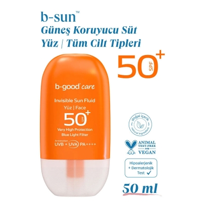 b-good b-sun Spf 50 Invisible Güneş Sütü 50 ml