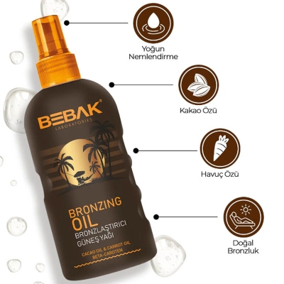 Bebak Etkili Bronzlaştırıcı Yağ 150 ml