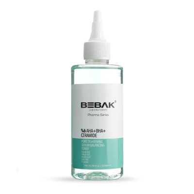 Bebak Pharma AHA+BHA Gözenek Sıkılaştırıcı - Arındırıcı Tonik 200 ml