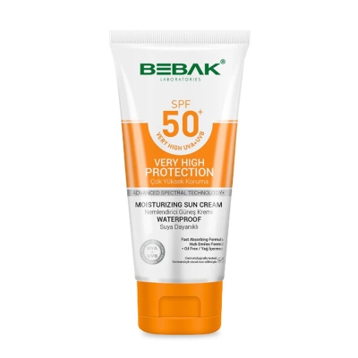 Bebak Spf50+ Yüksek Korumalı Nemlendirici Etkili Güneş Kremi 75 ml