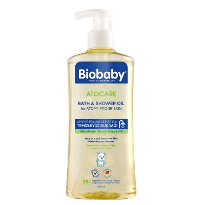 Biobaby Atocare Temizleyici Duş Yağı 500 ml