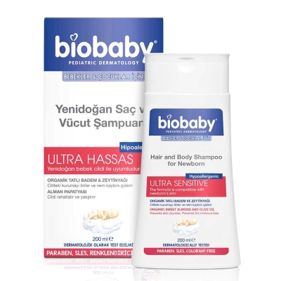 Biobaby Yenidoğan Saç ve Vücut Şampuanı 200 ml