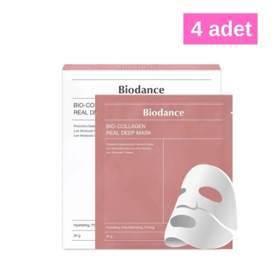 Biodance Bio Collagen Nemlendirici Yüz Maskesi 4 Adet