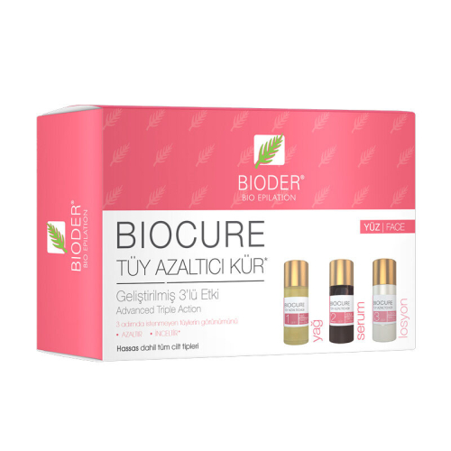 Bioder Biocure Tüy Azaltıcı Kür 3 x 5 ml - Yüz Bölgesi - 1