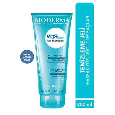 Bioderma Abcderm Foaming Cleanser 200ml (Promosyon Ürünü)