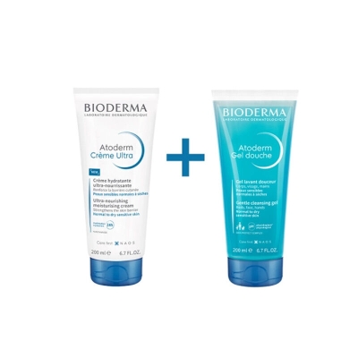 Bioderma Atoderm Cream Ultra 200 ml + Atoderm Shower Gel 200 ml