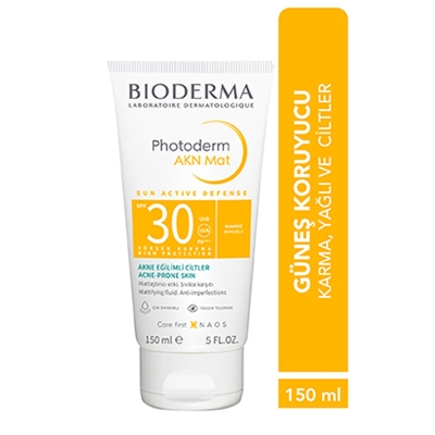 Bioderma Photoderm AKN Mat Spf30+ Güneş Koruyucu Krem 150 ml