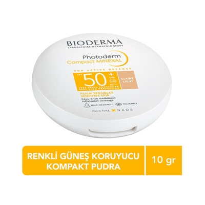 Bioderma Photoderm Compact Mineral SPF50 Renkli 10 gr - Light