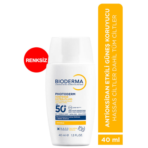 Bioderma Photoderm XDefense Ultra-Fluid SPF50+ 40 ml - Renksiz - 2