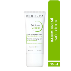 Bioderma Sebium Global Arındırıcı Krem 30 ml - 1