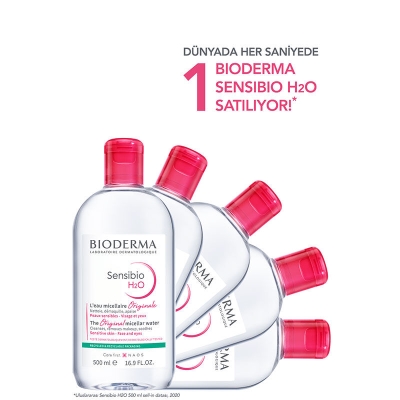 Bioderma Sensibio H2O Yüz ve Makyaj Temizleme Suyu 500 ml