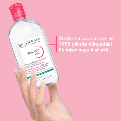 Bioderma Sensibio H2O Yüz ve Makyaj Temizleme Suyu 500 ml