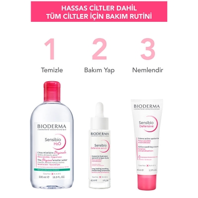 Bioderma Sensibio H2O Yüz ve Makyaj Temizleme Suyu 500 ml