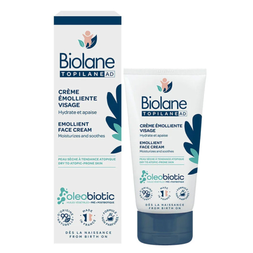 Biolane Topilane AD Emollient Face Cream 50 ml - 1