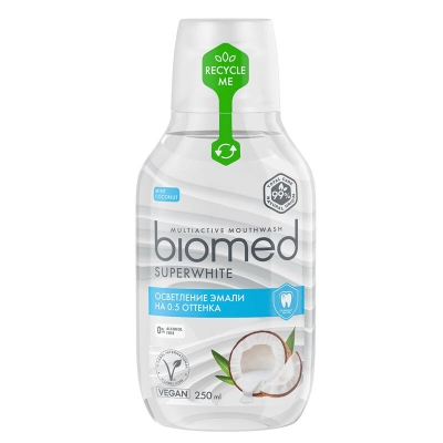 Biomed Superwhite Ağız Çalkalama Suyu 250 ml