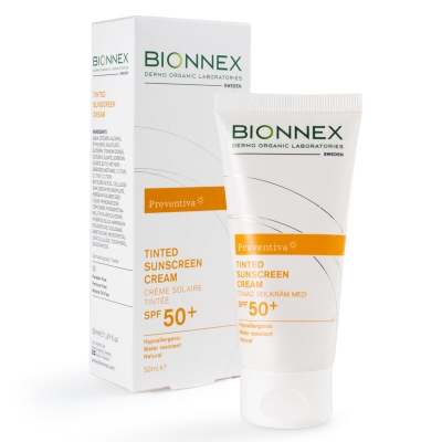 Bionnex Preventiva Spf50+ Renkli Güneş Kremi 50 ml