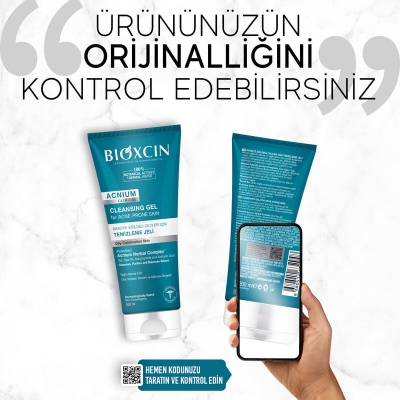 Bioxcin Acnium Akneye Eğilimli Ciltler İçin Temizleme Jeli 200 ml