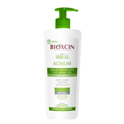 Bioxcin Acnium Sebum Dengeleyici Yüz Yıkama Jeli 500 ml