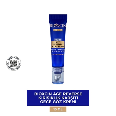 Bioxcin Age Reverse Kırışıklık Karşıtı Gece Göz Çevresi Kremi 15 ml