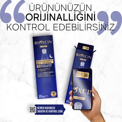 Bioxcin Age Reverse Kırışıklık Karşıtı Gece Göz Çevresi Kremi 15 ml