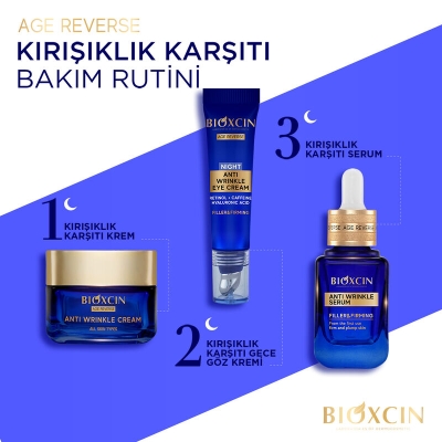 Bioxcin Age Reverse Kırışıklık Karşıtı Gece Göz Çevresi Kremi 15 ml