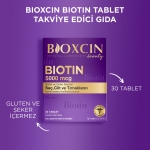 Bioxcin Biotin 5000 mcg Takviye Edici Gıda 30 Tablet - Thumbnail