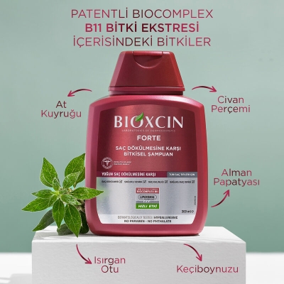 Bioxcin Forte Yoğun Saç Dökülmesi İçin Bakım Kiti