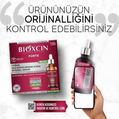 Bioxcin Forte Yoğun Saç Dökülmesi İçin Bakım Kiti