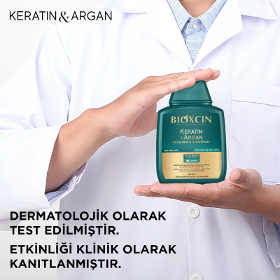 Bioxcin Keratin ve Argan Onarıcı Şampuan 2x300 ml