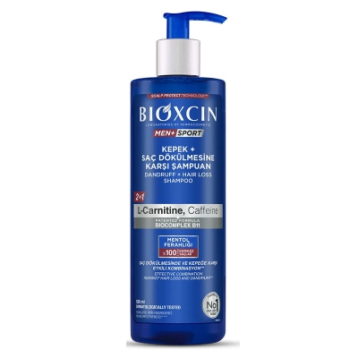 Bioxcin Men Sport Kepe ve Saç Dökülmesine Karşı Şampuan 500 ml